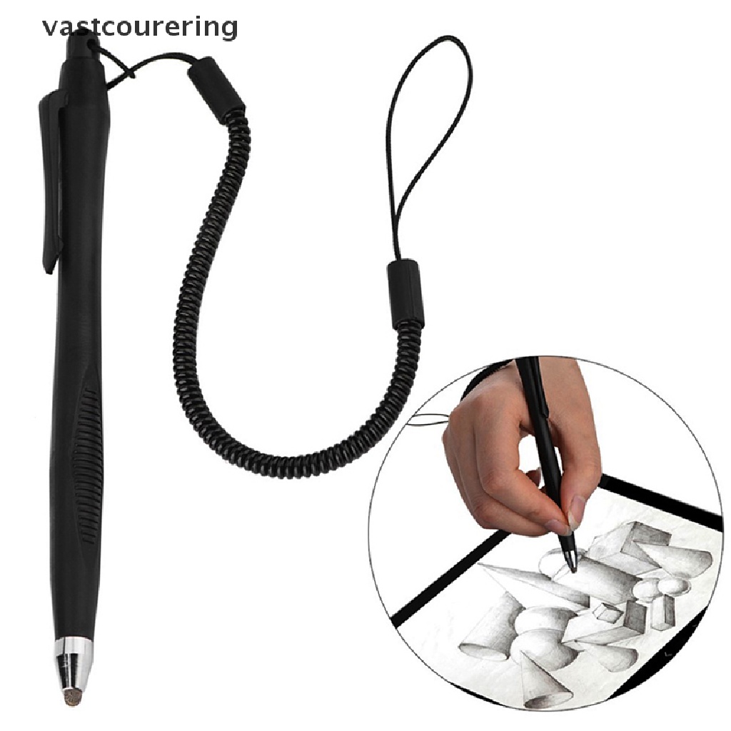 Bộ 2 Bút Cảm Ứng Với Ống Lò Xo Độ Nhạy Cao Chuyên Dụng Cho Điện Thoại / Máy Tính Bảng