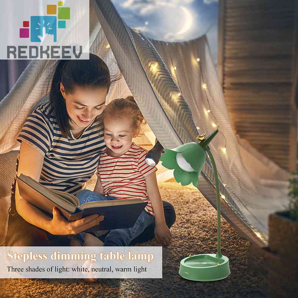 Đèn Ngủ Để Bàn Bảo Vệ Mắt Hình Bông Hoa