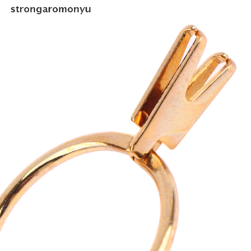 Giá Đỡ Trưng Bày Nhẫn Đính Đá Quý Nhân Tạo Bốn Móng Kiểu Dáng Sang Trọng