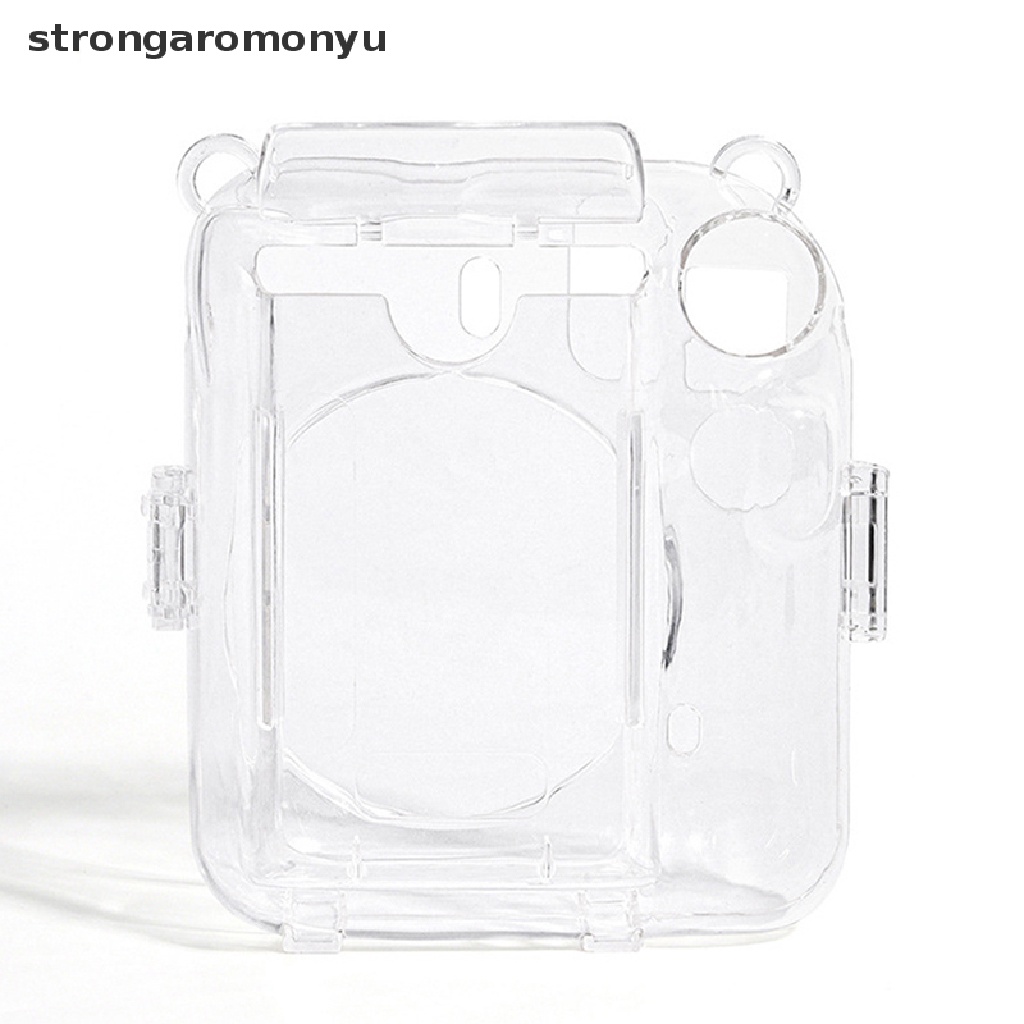 1 Bộ Túi Đeo Vai Đựng Máy Ảnh Instax Mini 12 Trong Suốt Kèm Nhãn Dán