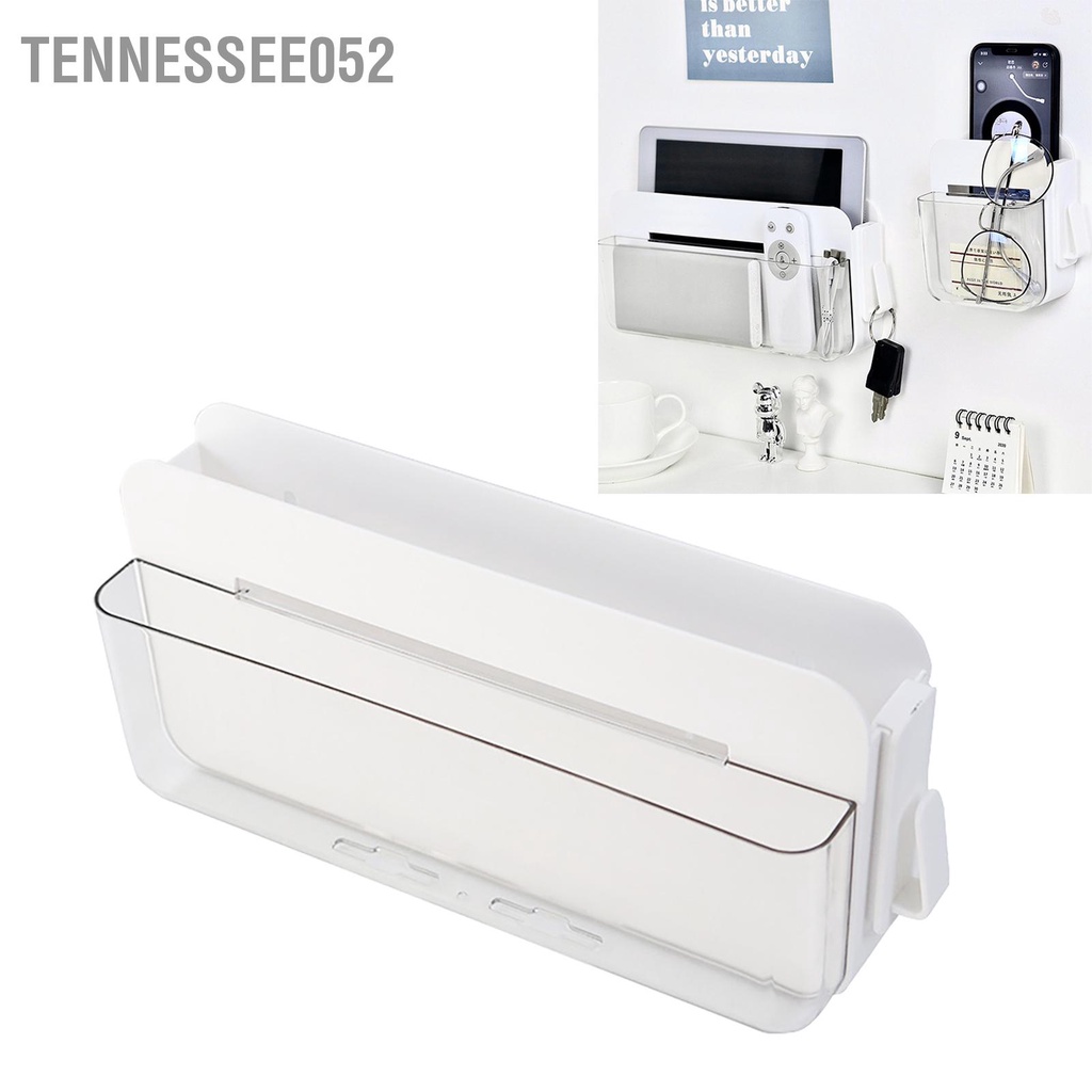 Tennessee052 Đa Năng Rõ Ràng Treo Tường Giá Đỡ Điều Khiển Từ Xa Sạc Điện Thoại Di Động Văn Phòng Phẩm Mỹ Đựng Đồ