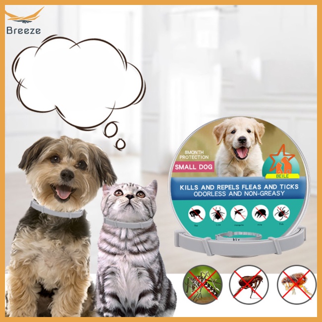 Vòng Cổ Chống Bọ Chét Bằng Silicone Cho Thú Cưng