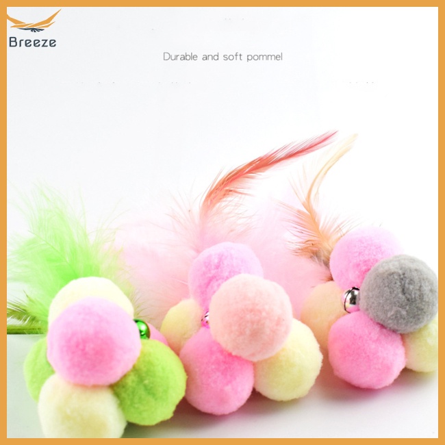 Đồ Chơi Lông Vũ MềM MạI Có Chuông Kêu Vui NhộN Cho MèO