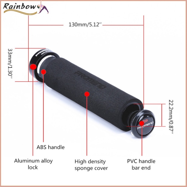 1 Cặp Vỏ Bọc Tay Lái Xe Đạp Thấm Hút Mồ Hôi Chống Trượt 513