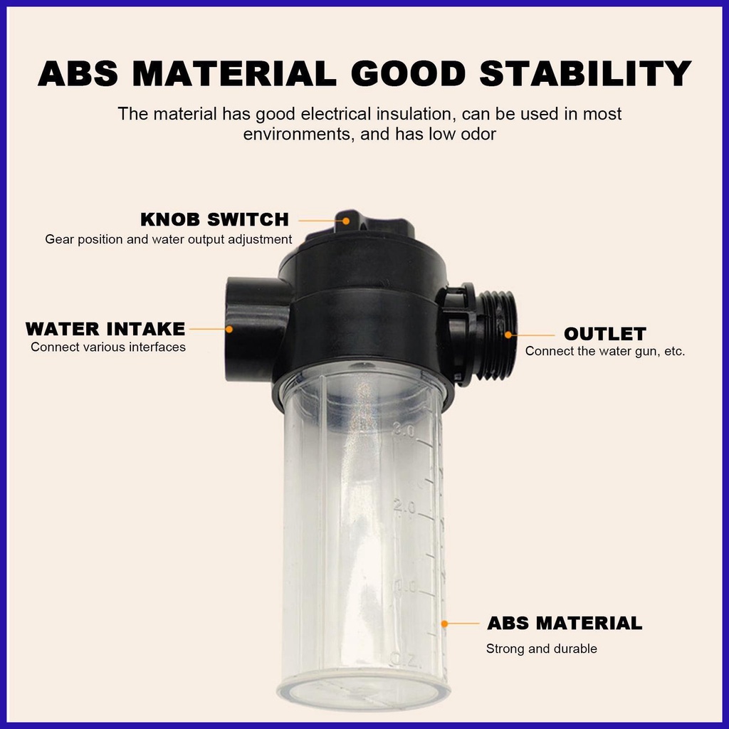 Bình Tạo Bọt Có Công Tắc Xoay 4 Bánh Răng Điều Chỉnh Được Áp Suất Cao Rửa Xe Hơi