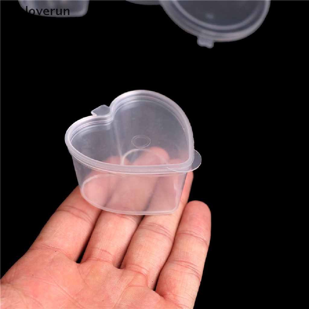 Set 10 Hộp Nhựa Trong Suốt Đựng Đồ Chơi Chất Nhờn Ma Quái Tiện Dụng