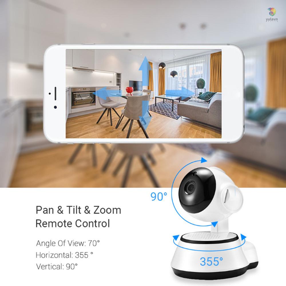 Camera WiFi Không Dây Thông Minh 720P Hỗ Trợ Tầm Nhìn Ban Đêm Điều Khiển Từ Xa Bằng Ứng Dụng Điện Thoại Di Động