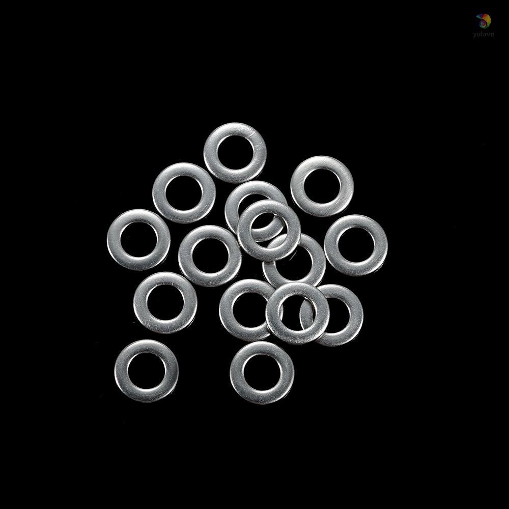 Bộ 105 Vòng Đệm Phẳng Bằng Thép Không Gỉ 304 Loại O-Type (M3 M4 M5 M6 M8 M10)