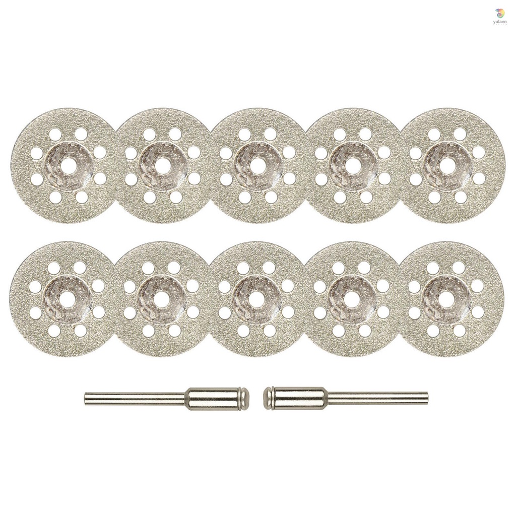 Bộ 10 Phụ Kiện Cắt Bánh Xe Và 2 Lưỡi Cưa Mini Cho Nam