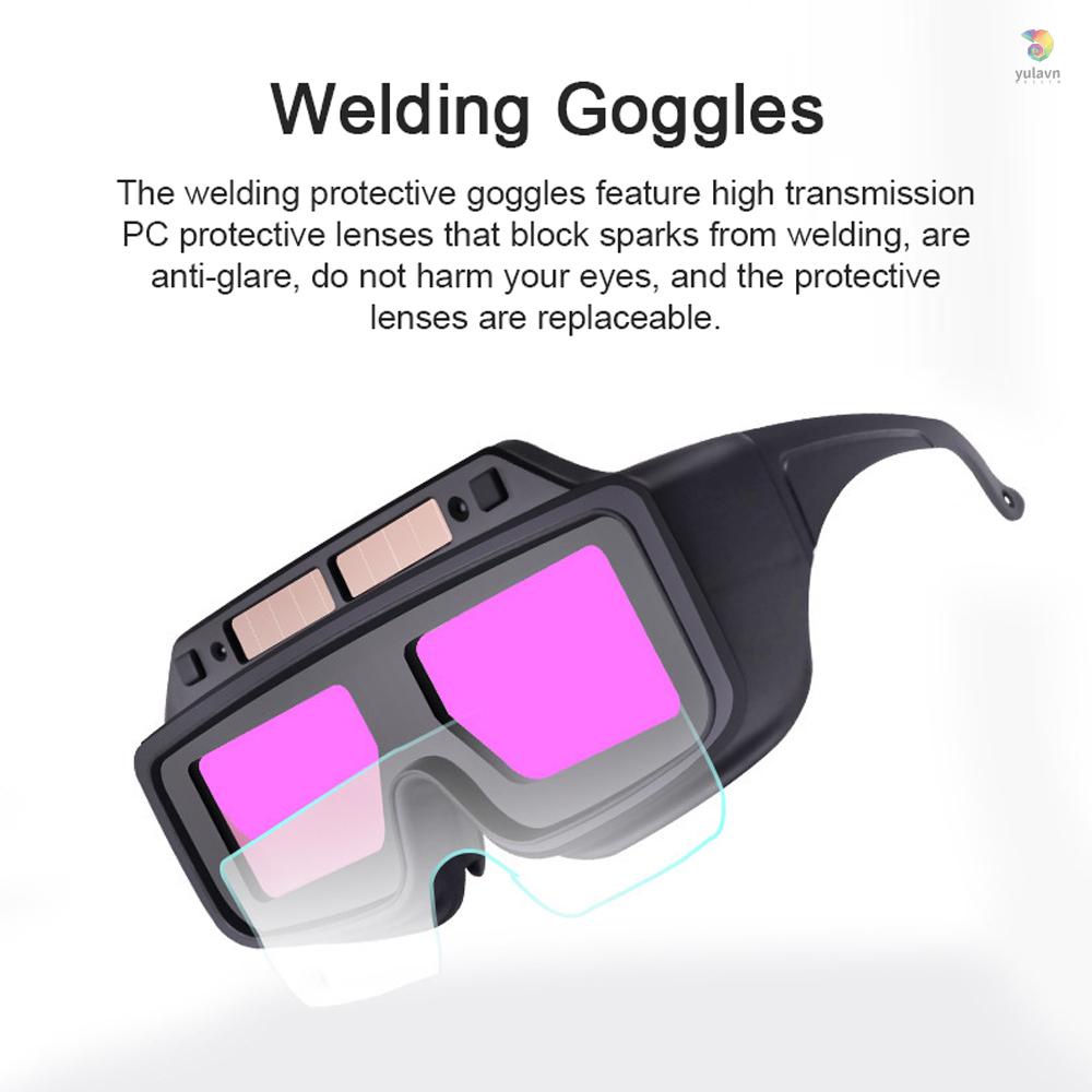 Kính Bảo Hộ Chống Lóa Màu Sắc Thay Đổi Chuyên Dụng Cho Thợ Hàn Argon Arc