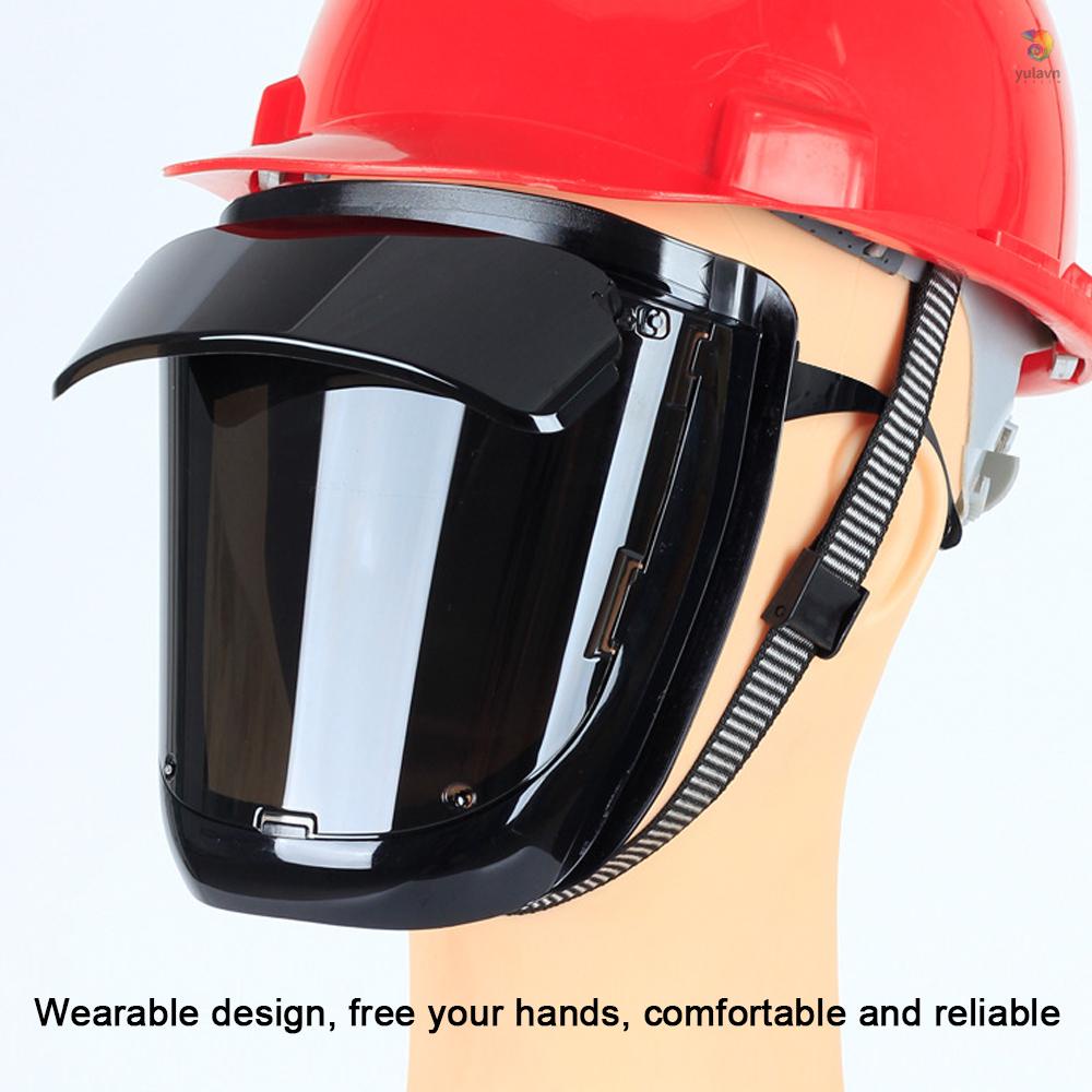 Máy Hàn PC 1800 Mặt yula yula 1800° Mặt Nạ Hàn Lớn 1200 Có Thể Mặc Được 1200 Cái°C Dụng Cụ Cắt Hàn Chịu Nhiệt Độ Cao Cho Arc Hàn Quốc