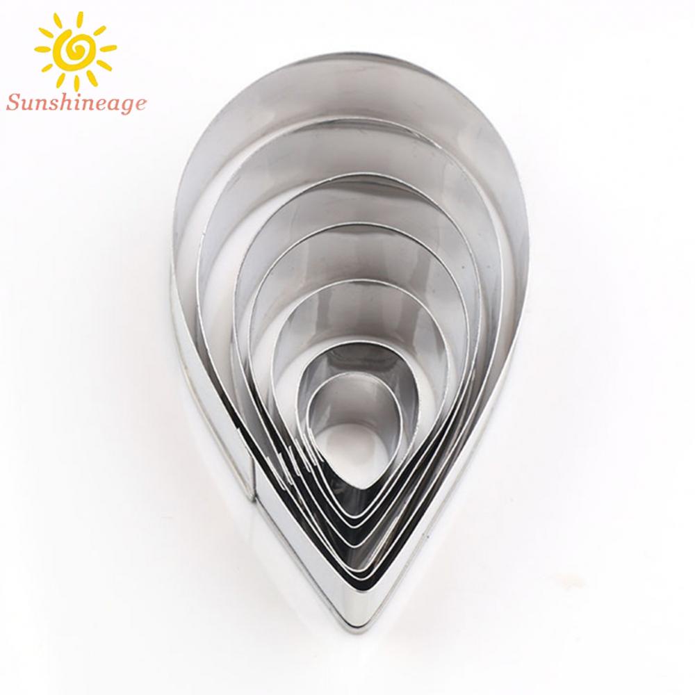 Khuôn Cắt Tạo Hình Hoa Hồng / Giọt Nước / Bánh Quy Độc Đáo Tiện Dụng