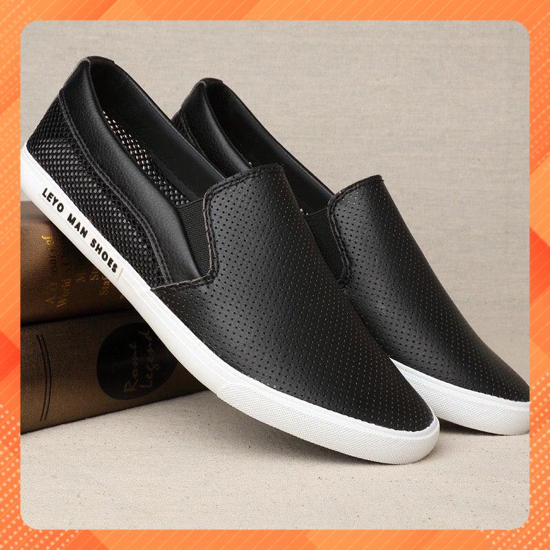 Giày lười nam Slip on Leyo 7037