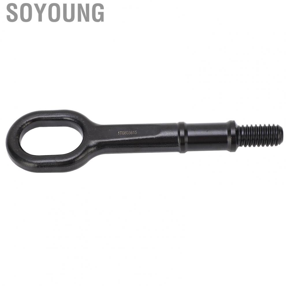 Soyoung Tow Hook  Easy To Install Forged Steel Durable 1T0805615A Towing Lug Loop Heavy Duty for Car
