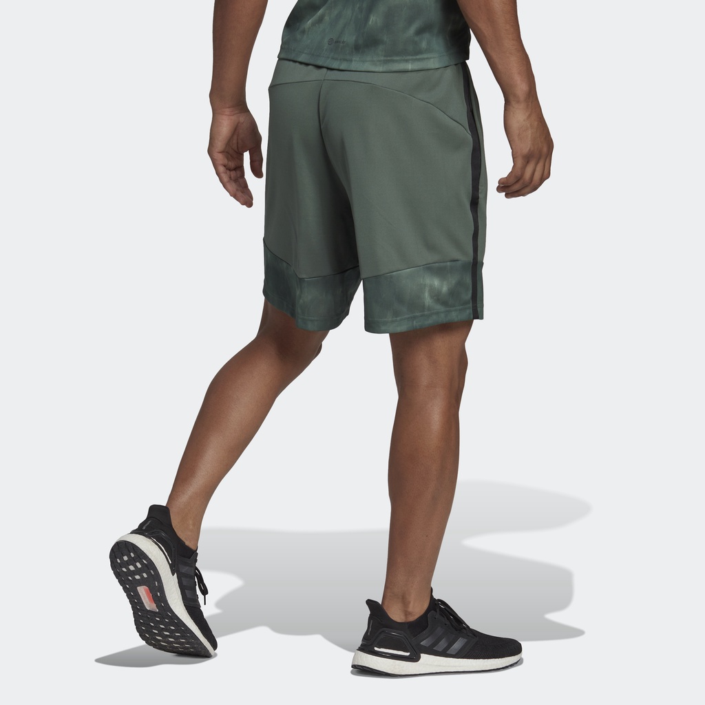Adidas Tập luyện Quần Short Tập Luyện Họa Tiết Phấn Tay AEROREADY Nam màu xanh lá HN8530