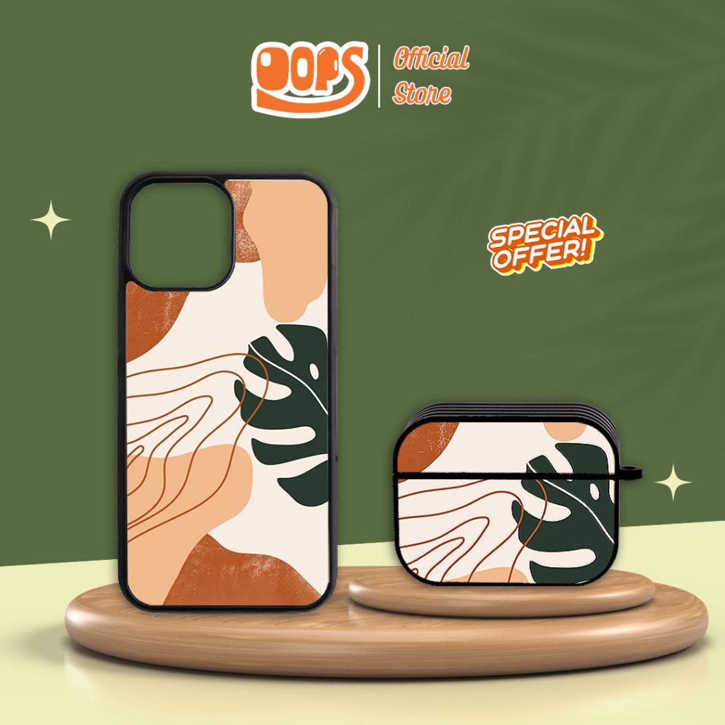 Combo Ốp lưng iPhone và Case AirPods Tropical Oops OPCBA043