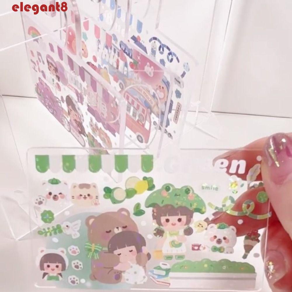 Giá Đỡ Ảnh / Thẻ Bằng Acrylic Phong Cách Thần Tượng Kpop Độc Đáo Trang Trí Sổ Tay / Nhật K