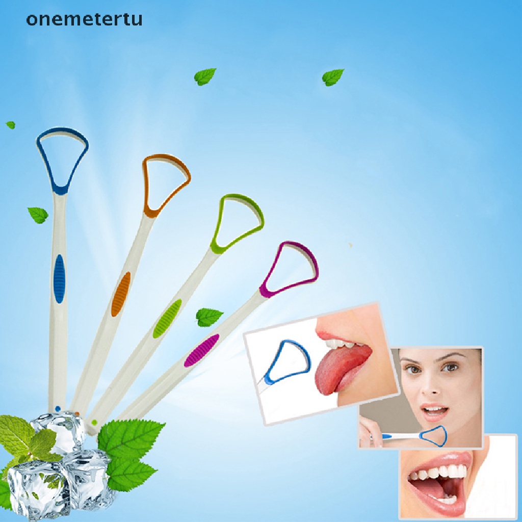 Onemetertu Dụng Cụ Làm Sạch Lưỡi Nha Khoa Bằng Nhựa Chăm Sóc Răng Miệng