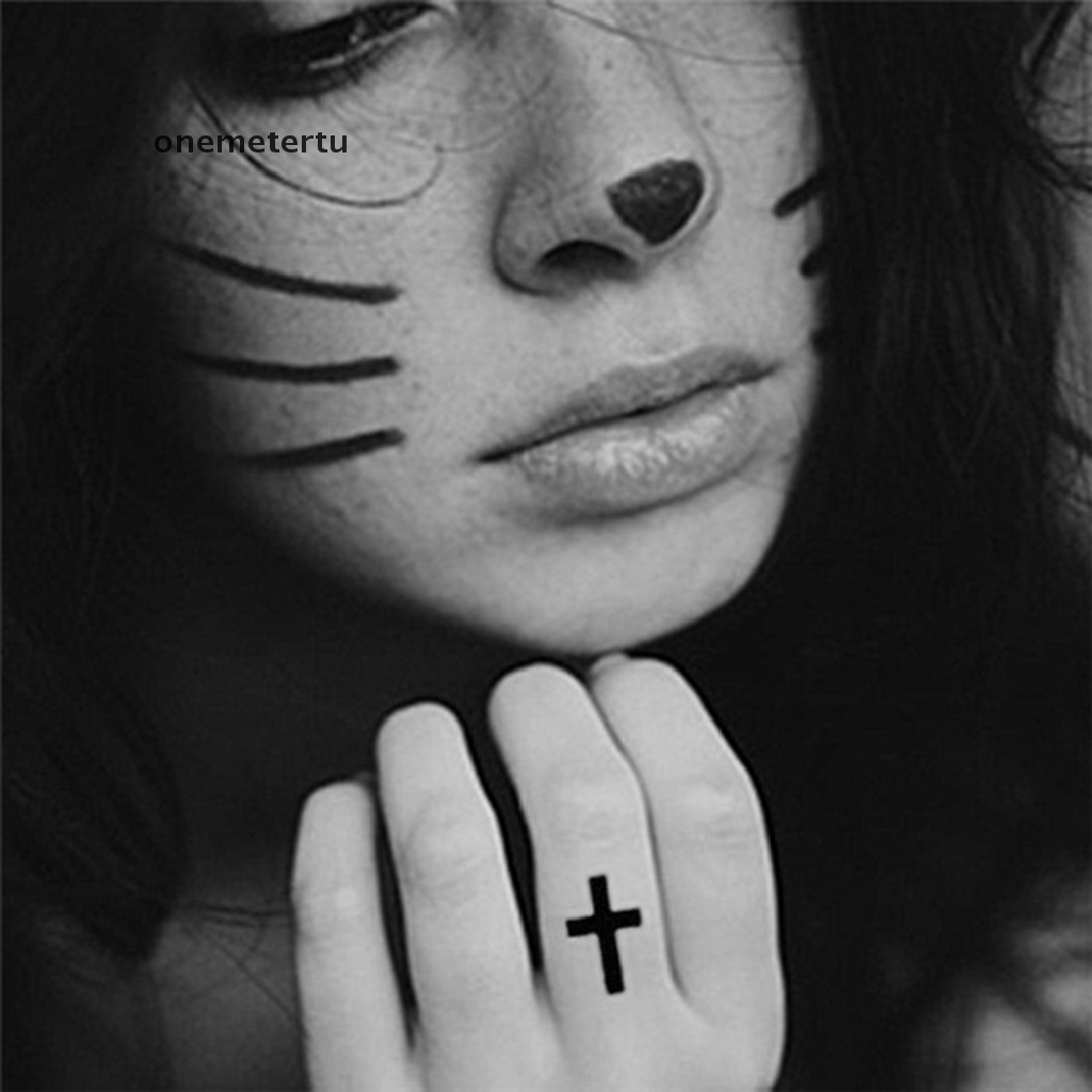 1 Tấm Hình Xăm Dán Tạm Thời Hình onemetertu Chống Nước