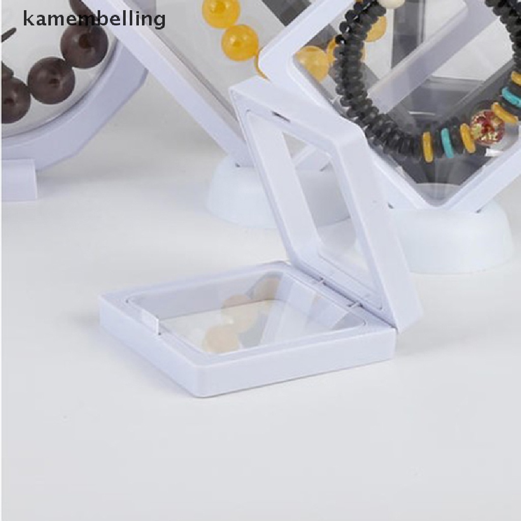 Hộp Trong Suốt Màu Trắng Dùng Để Trưng Bày Trang Sức