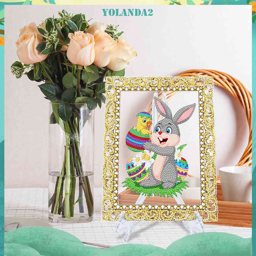 Bộ Tranh Đính Đá Họa Tiết Hoạt Hình Dễ Thương Độc Đáo DIY Dùng Trang Trí Nhà Cửa