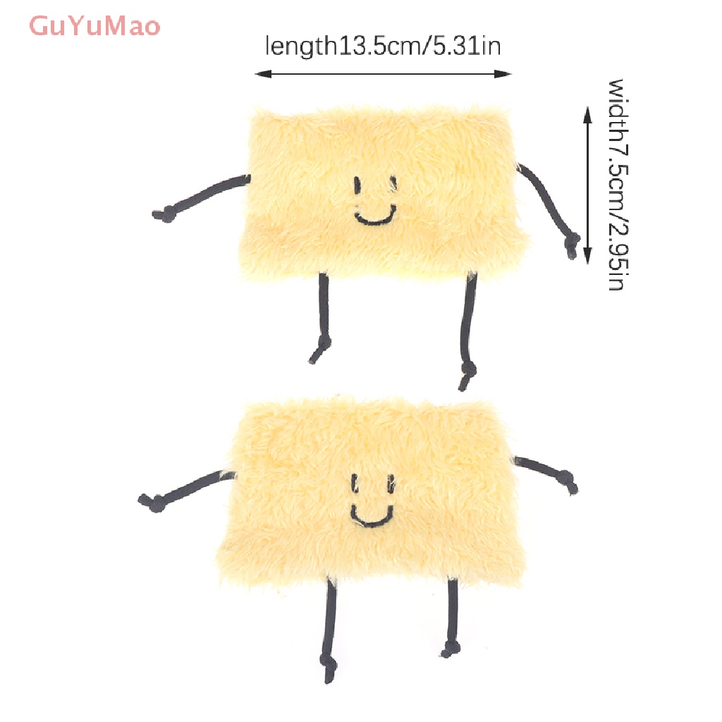 [cxGUYU] Ví Đựng Tiền Xu / Thẻ ID Bằng Lông Nhung Nhỏ Nhắn Màu Vàng Dễ Thương PRTA