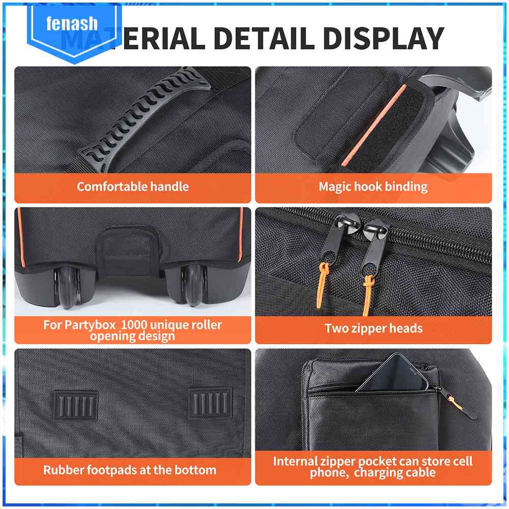 Túi Vải Oxford Chống Thấm Nước Đựng Loa JBL PartyBox 1000