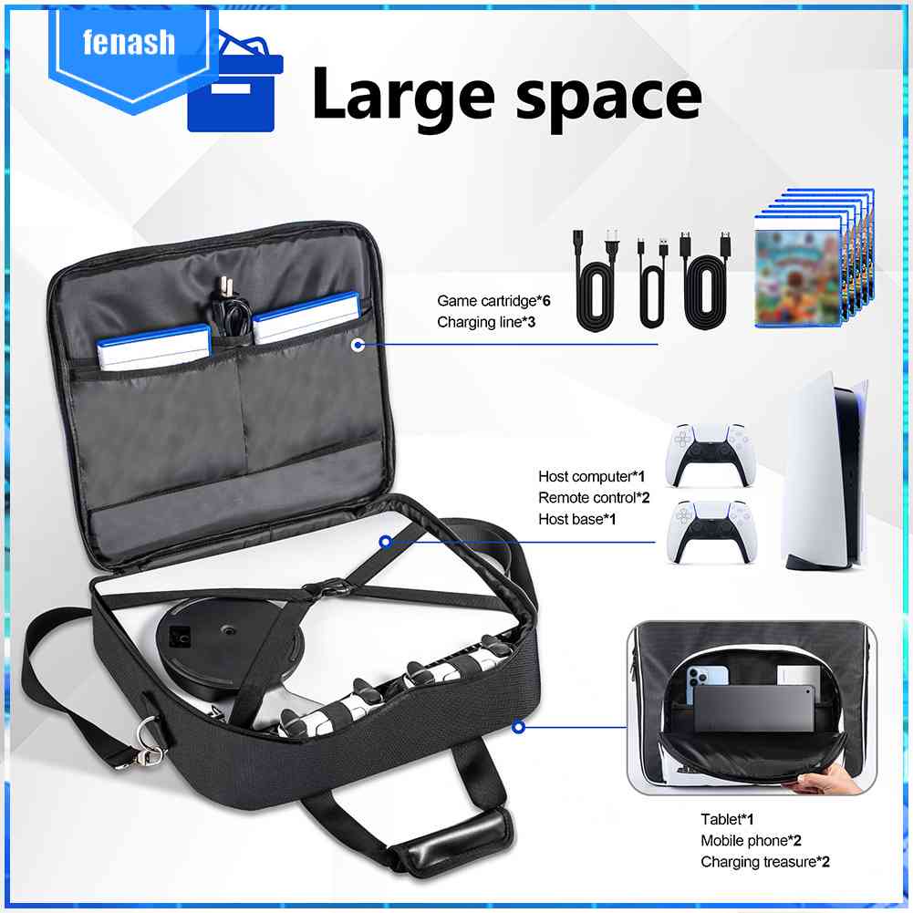 Túi Đựng Máy Chơi Game PS5 Cỡ Lớn Chống Mòn Tiện Dụng
