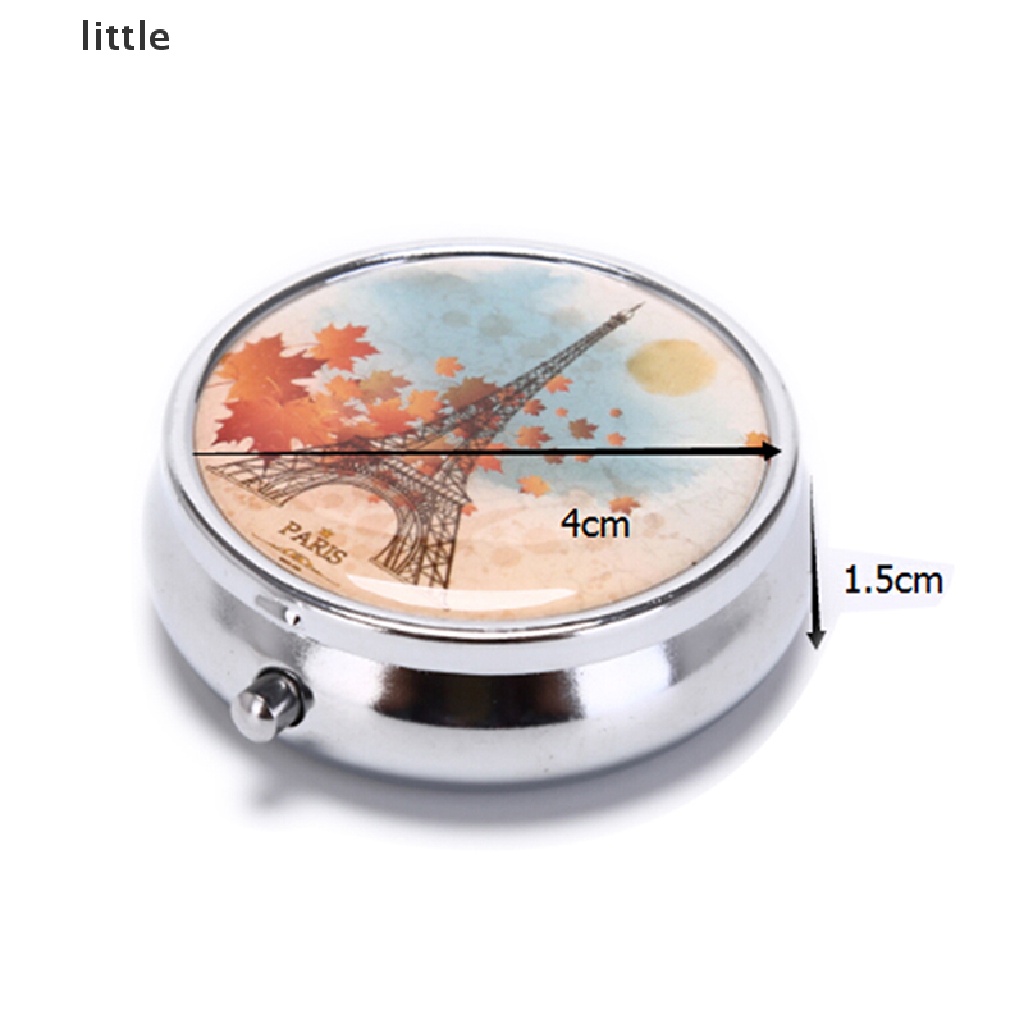 Hộp Đựng Thuốc Bằng Kim Loại Có Thể Gấp Gọn Tiện Lợi Phụ Kiện Trang Trí Nội Thất Xinh Xắn Chất Lượng