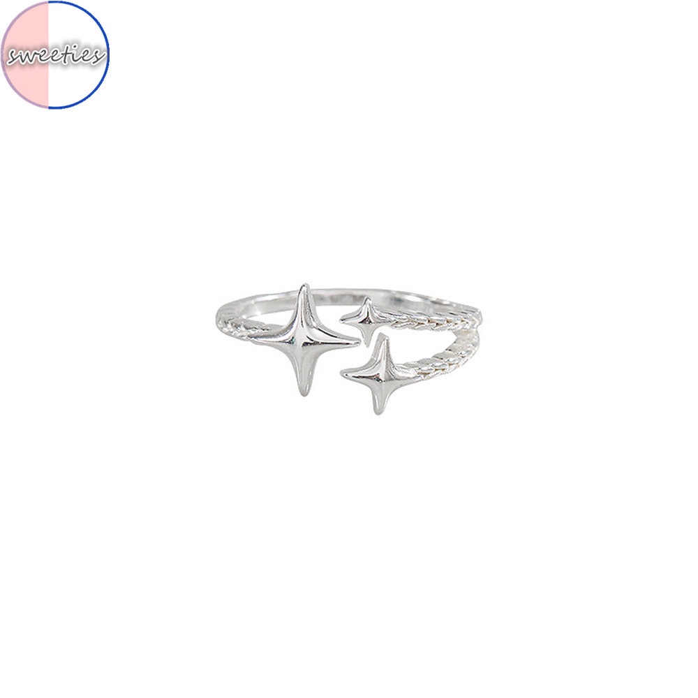 Nhẫn Hở Hình Ngôi Sao 4 Cánh Thời Trang Cho Nữ
