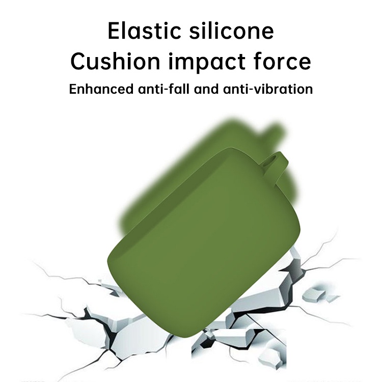 1 Vỏ Bảo Vệ Hộp Sạc Tai Nghe ELITE 3 ELITE3 Bằng Silicon Kèm Móc Khóa Tiện Dụng