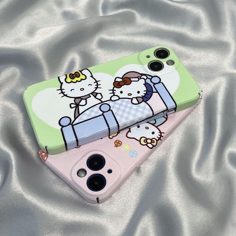 Ốp Điện Thoại Cứng Hình Mèo Dễ Thương Cho Apple Iphone x promax 12KT 11 1413 13 J8N7