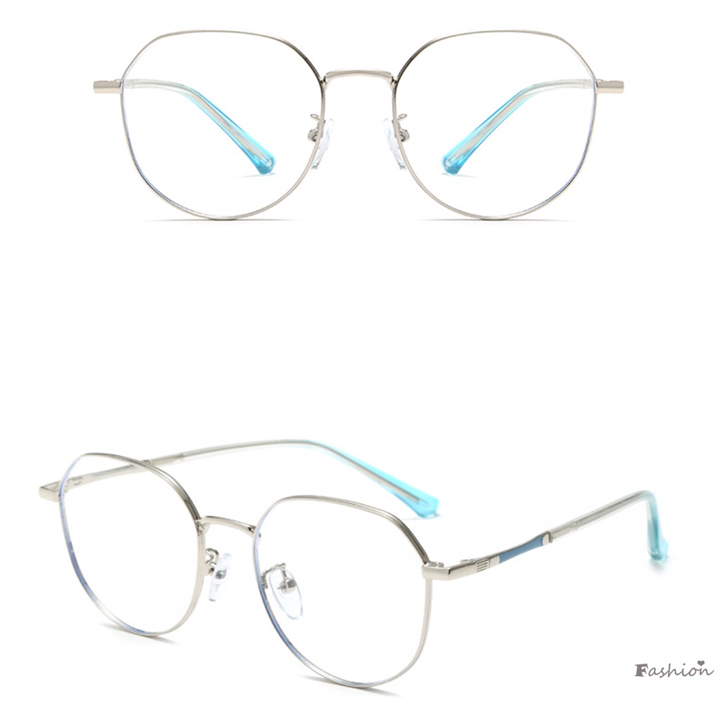 Mắt Kính Gọng Kim Loại Chống Ánh Sáng Xanh Không Đục Lỗ Siêu Nhẹ