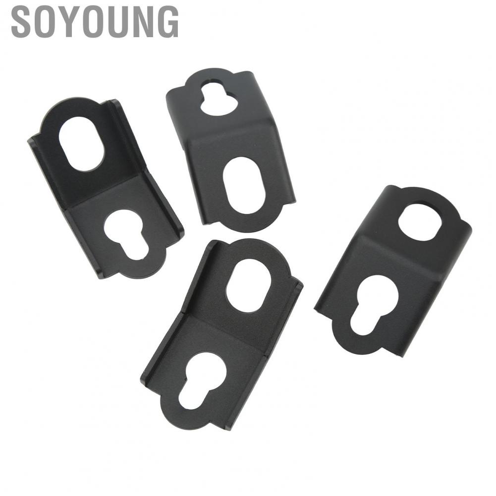 Soyoung Tie Down Brackets Hooks  Durable 4 Pcs Anchors Bracket Strong Bearing Capacity Heavy Duty for UTV