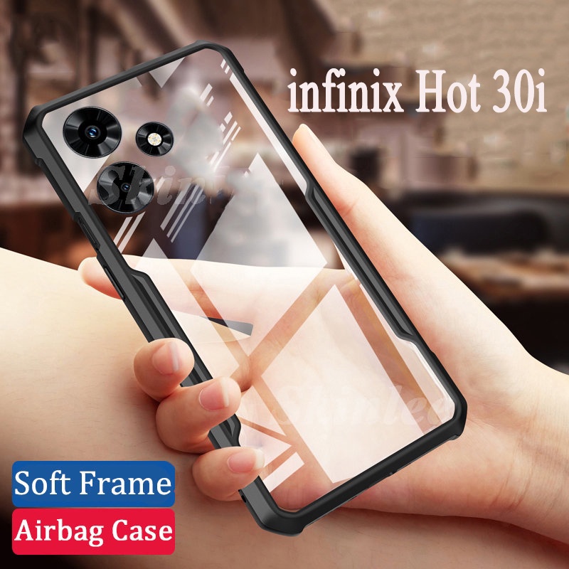 Ốp Điện Thoại Chống Sốc 3 Trong 1 Cho infinix hot 30i Ceramic + film Camera