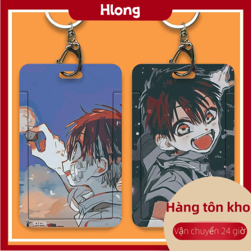 (Cuộc Sống Chất Lượng Cao) Ví Đựng Thẻ Xe Buýt Thẻ Trung Tâm Điều Khiển Trung Tâm Ground-Bound Tuổi Teen Hanako-kun Có Dây Đeo Har
