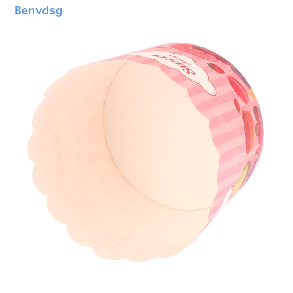 Set 50 Cốc Giấy Đựng Bánh Cupcake Muffin Tiện Dụng