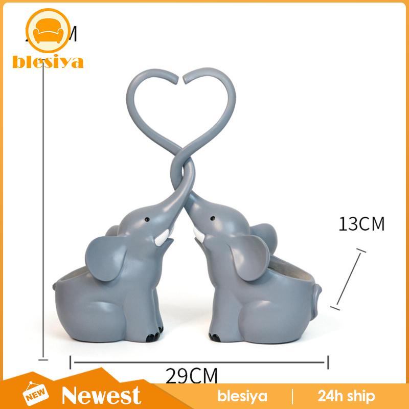 Set 2 Chậu Hoa Hình Voi Trang Trí Nhà Cửa