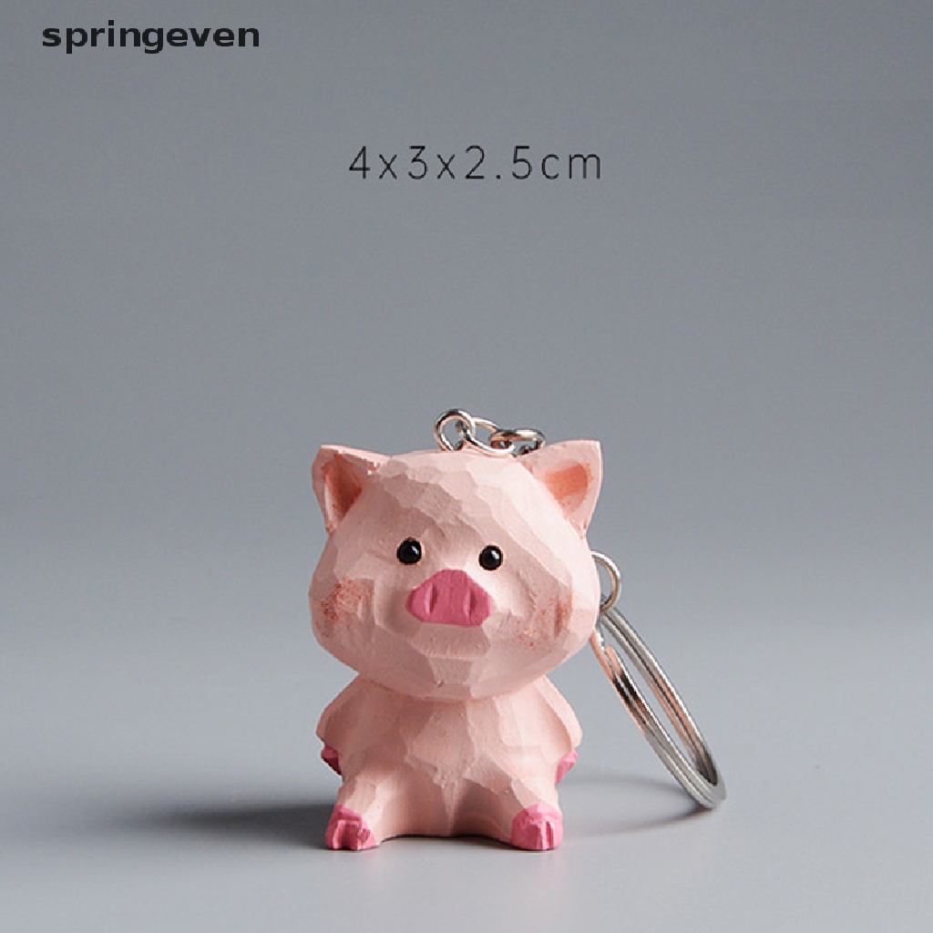 Móc Khóa Hình Chú Heo Nhỏ Dễ Thương Dùng Trang Trí