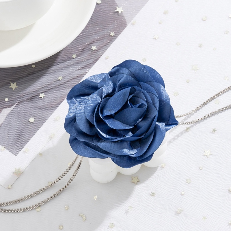 Dây Xích Đeo Cơ Thể Gắn Hoa Vải Chất Liệu Sắt Thời Trang Đi Biển / Đám Cưới Cho Nữ