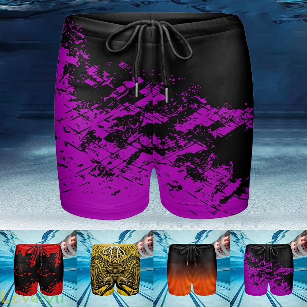 ⭐2023 ⭐Men Swim Shorts Beach Wear Boxer Briefs Men's Pants Summer Swim Bottom