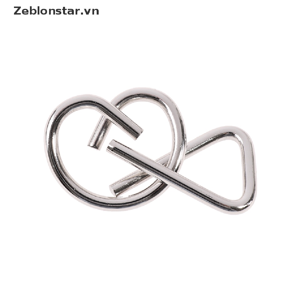 Bộ Đồ Chơi Xếp Hình Bằng Kim Loại 8 Mảnh Phát Triển IQ Cho Người Lớn Và Trẻ Em