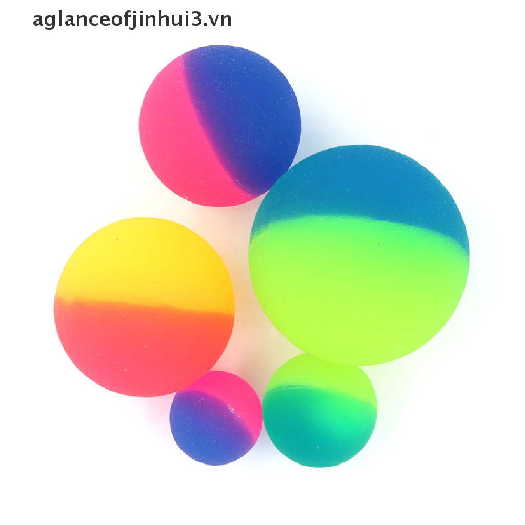 Bộ 1 / 10 Bóng Nảy Đàn Hồi Cao Vui Nhộn Cho Bé