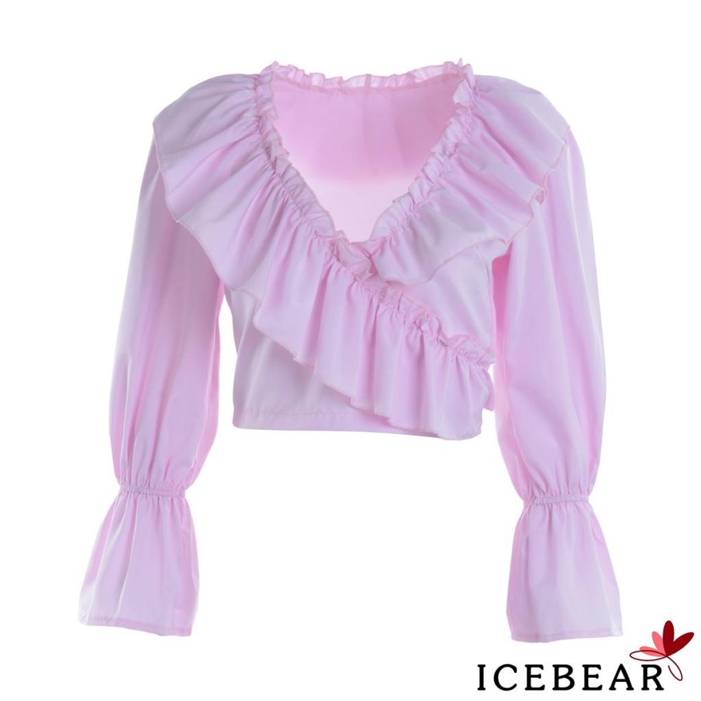 Áo Nữ Tay Dài Cổ Chữ V Thời Trang Quyến Rũ