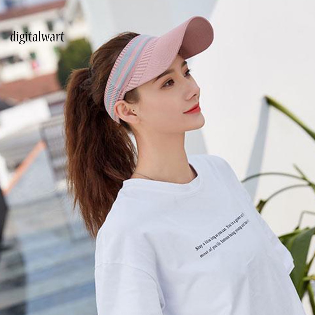 Kỹ Thuật Số| Mũ Lưỡi Trai Thể Thao Bằng Polyester Co Giãn Thời Trang Mùa Hè Cho Nữ