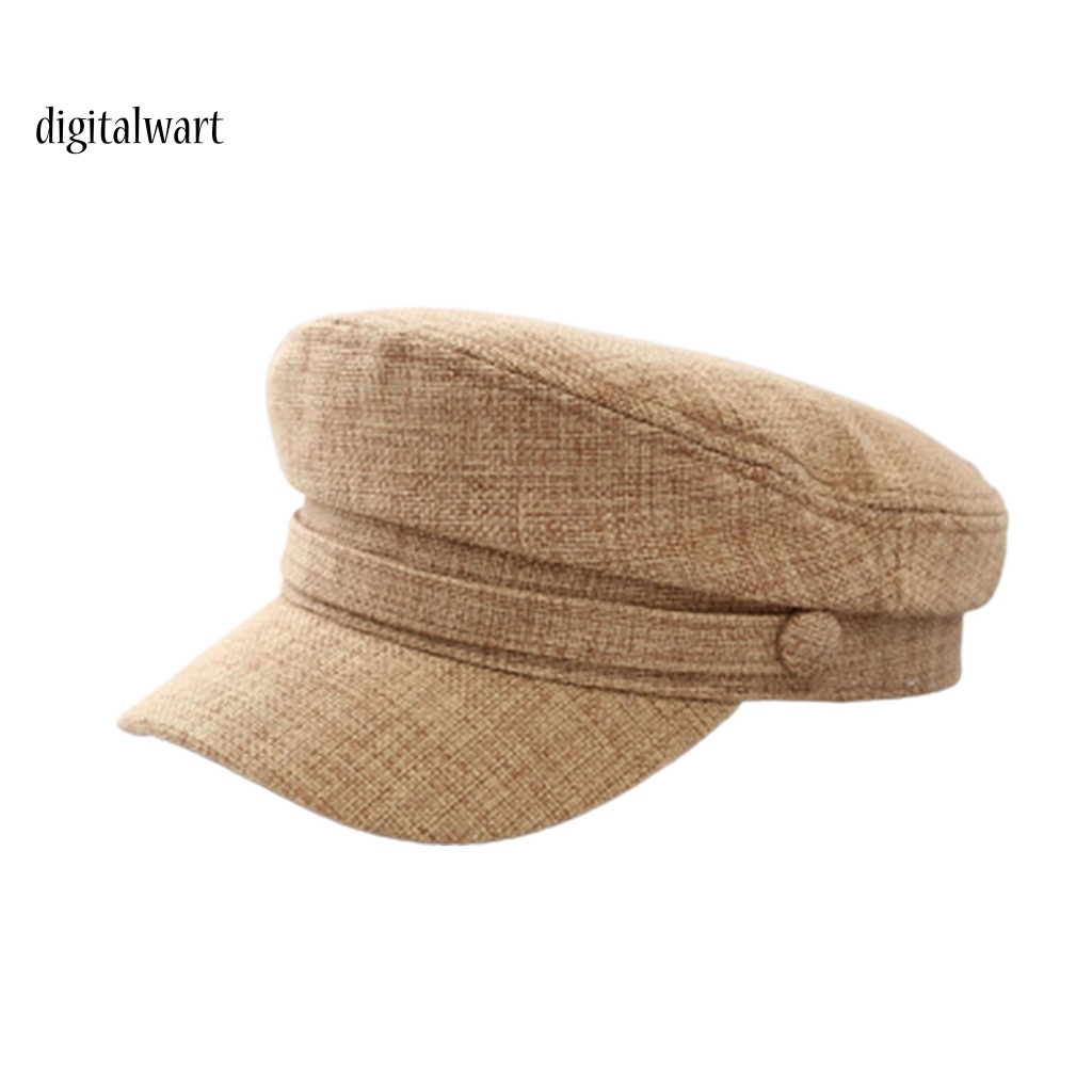 Kỹ Thuật Số| Mũ Beret 8-Panel Paperboy Kết Cấu Mịn Màu Trơn Phong Cách Cổ Điển Dành Cho Nữ