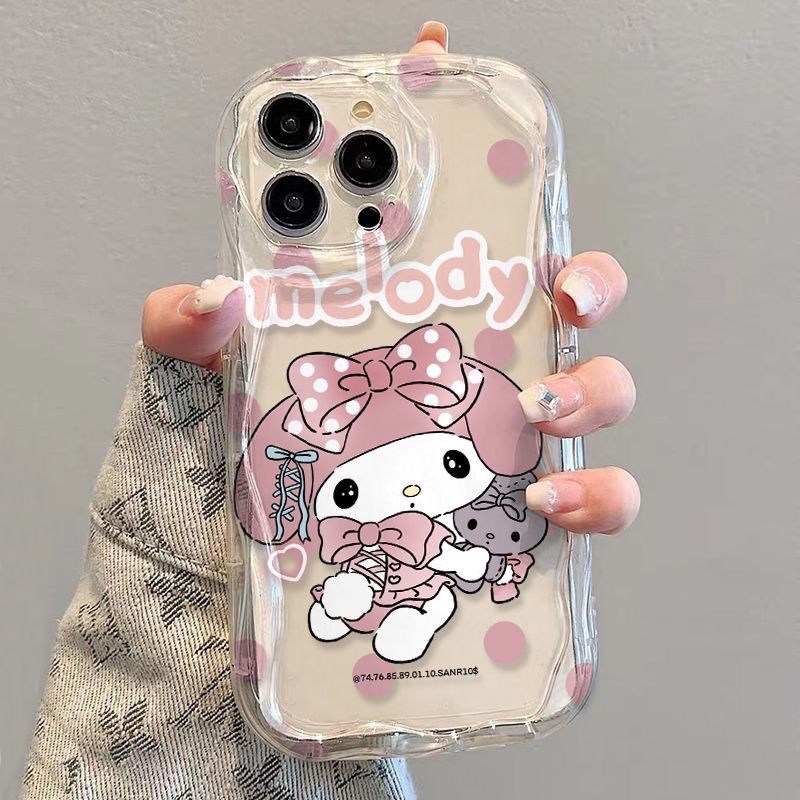 Ốp Điện Thoại Trong Suốt In Hoạt Hình Melody Cho IPhone 12 13 14 11 Pro Max X Xs Max Xr Ddfcv