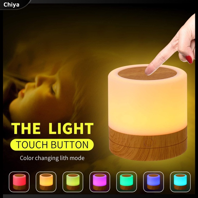 Đèn Ngủ Rgb Có Điều Khiển Từ Xa Nhiều Màu Sắc Dành Cho Trẻ Em