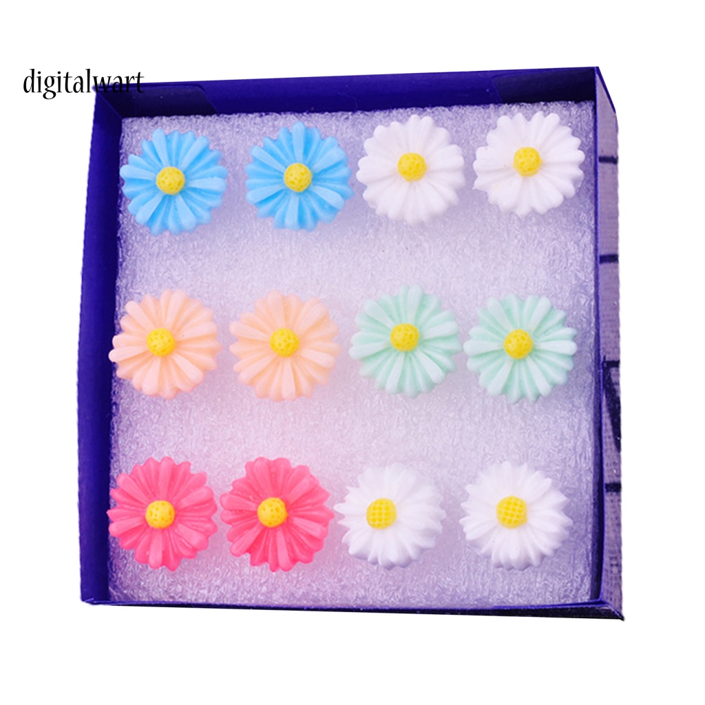 Kỹ Thuật Số| Set 8 / 6 Cặp Khuyên Tai Nữ Thời Trang