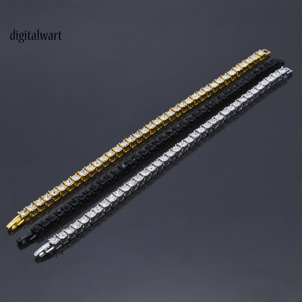 Kỹ Thuật Số| Vòng Đeo Tay ĐíNh Kim Cương Giả ThờI Trang Cho Nam